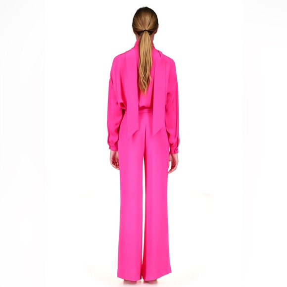 Libertine ‘OVERSATURATED SILKS’ PINK TIE BLOUSE and PANTS - Picture 2 of 16